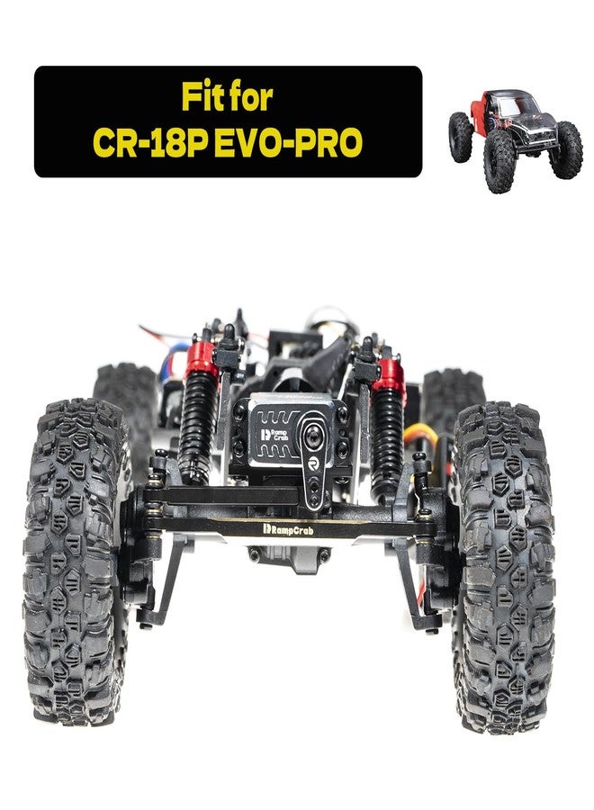RampCrab RC Steering Links for CR18P, Brass High-Tightening Rod Tie Link for 1/18 CR18P EVO & EVO PRO Upgrade Parts, Brass, Black - Image 3